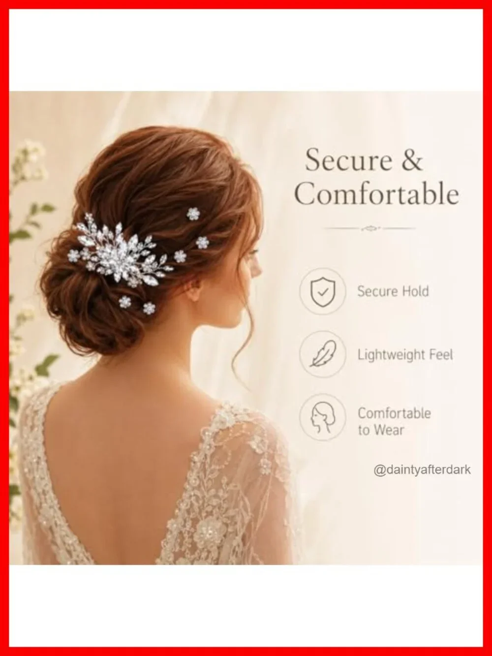 10pcs Rhinestone Hair Pins Set Crystal Bridal Hair Accessories Wedding Hair